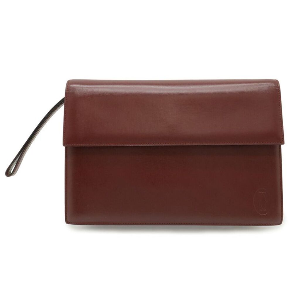 Cartier Must de Cartier Leather Clutch Bag
